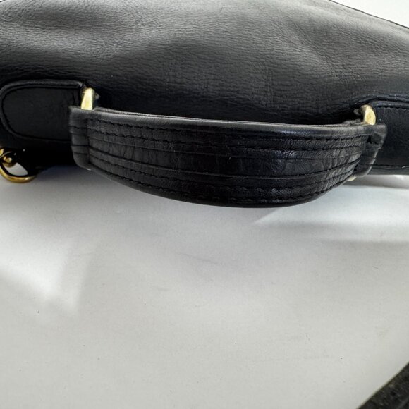 VINTAGE COACH Station Shoulder Crossbody Iconic black leather Classic Coach - Picture 13 of 14